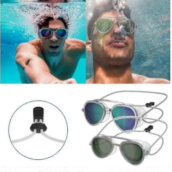Unisex uimalasit - huurtumaton, UV-suoja - 3 väriä Red