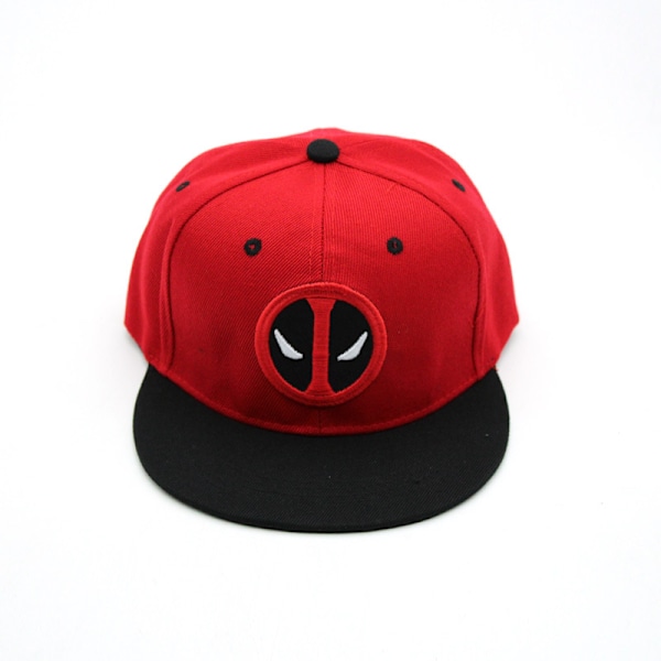 Superhelte Komedie Hip Hop Baseballkasket Casual Flat Brim Hat red