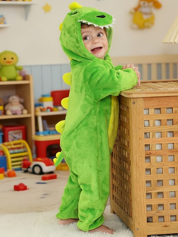 Børne Forår Efterår Romper Bodysuit Fest Ferie Skoleforestilling Udendørs Leg Grass Green 3-6M