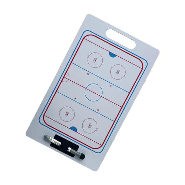 Bärbara taktiktavlor för ishockey med märkpenna för tränare, whiteboard