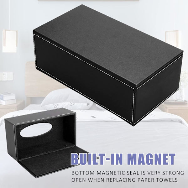 Tissueboks - rektangulær tissueboks - hjemmeoppbevaring - kontor - bildekorasjon - 23,5*12,5cm