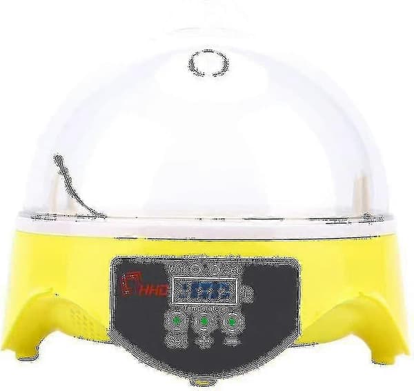 Automatisk 7-ægs rugemaskine med digital styring og automatisk vendemekanisme
