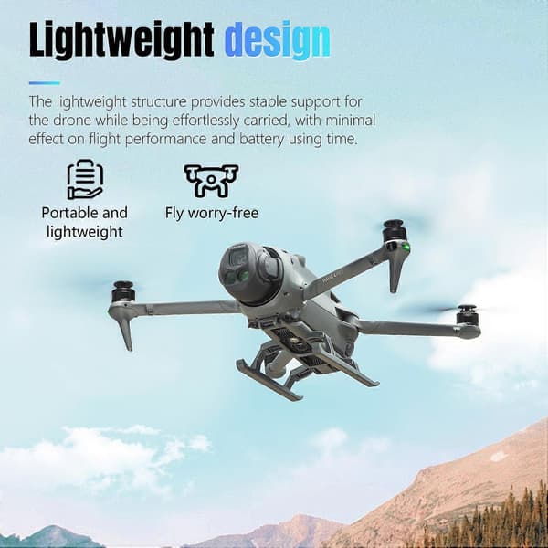 STARTRC 12020018 Landingsstel i slædestil, foldbart og højdeforøgende stativ til DJI Mavic 4 Pro{F2}