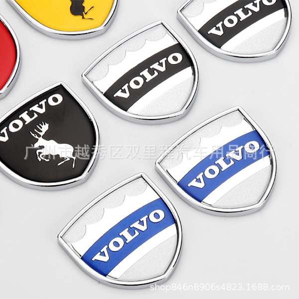 Passer til Volvo VOLVO Volvo S60 S90 XC60 XC90 modificeret skjold bil logo bil mærkat hale label{f511}