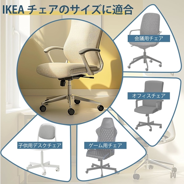 5 kpl Toimistotuolin Pyörät IKEA:lle, 10 mm x 22 mm, Sopivat Koville Lattioille (250 kg Kantavuus) Parent