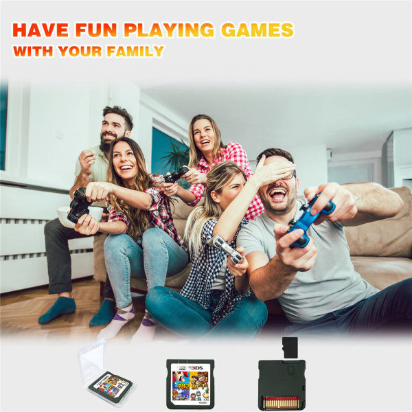 NINTENDO NDS Spelkort 482 i 1 Kombinationskort Julklapp Vuxen{F2}