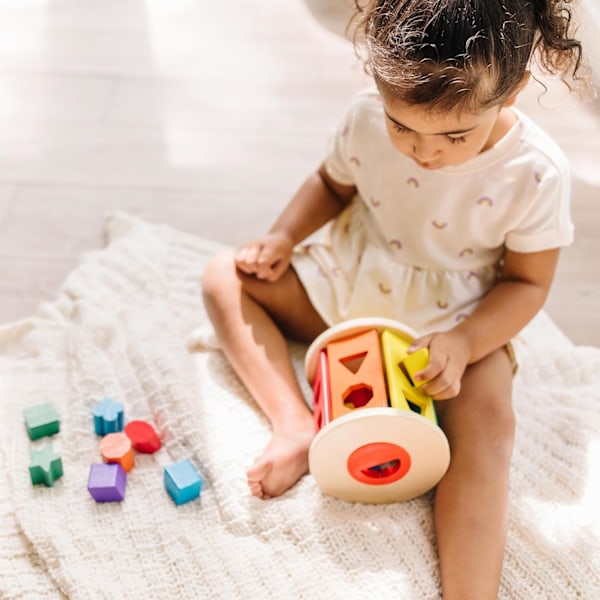 Melissa & Doug Match and Roll FormSorter - Klassisk Träleksak