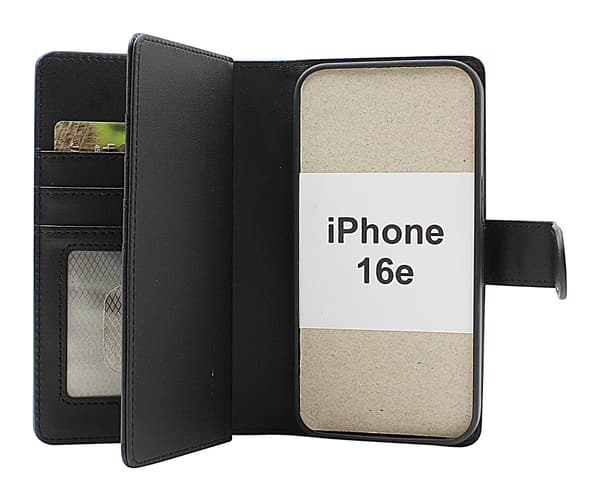 Skimblocker iPhone 16e XL Magnetpung Etui{F2} Mörkblå