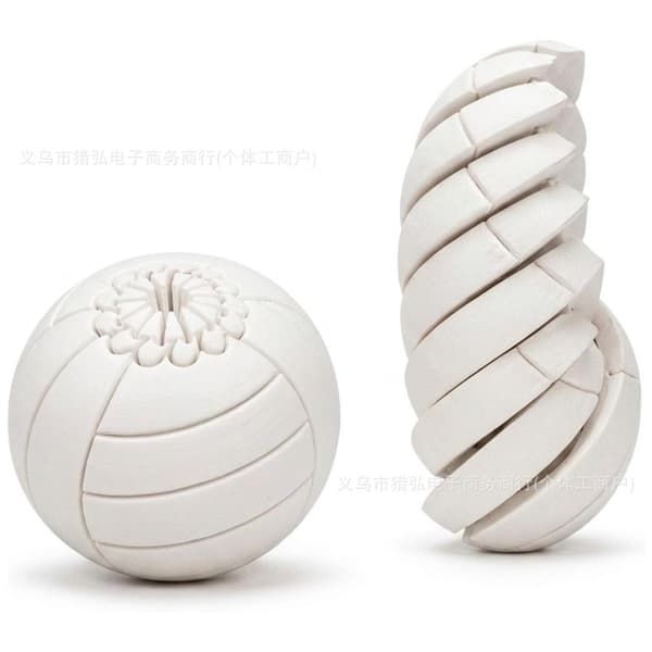 Baseball Fidget Ball Legetøj 3D Printet Skrivebord Stressaflastning Spinner Sensorisk Fidget Legetøj Volleyball
