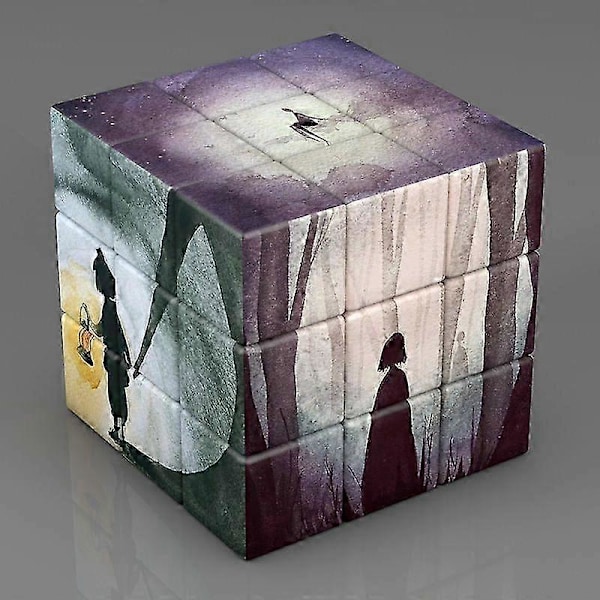 Barn 3x3x3 Magisk Kub Planet Astronaut Kända Målningar Kändisar 3x3 Pussel Kub Leksak för Barn Pedagogisk Magico Cubo Gåva{f65}