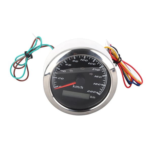 9-32V IP67 GPS Speedometer 200 km/t 0-999999 km LCD Kilometertæller Anti-dug Multifunktionsmåler til Biler Motorcykler Både - Perfet{F2}
