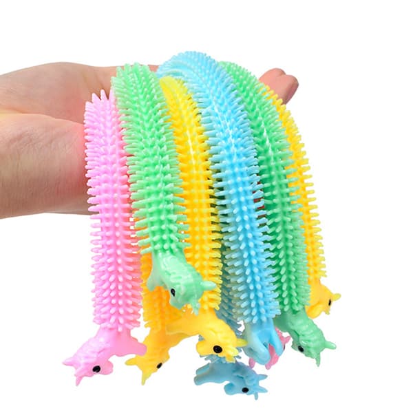 stk. Farverige Hånd Elastiske Reb Legetøj 19cm Anti Stress Elastiske Snor Legetøj{hw}