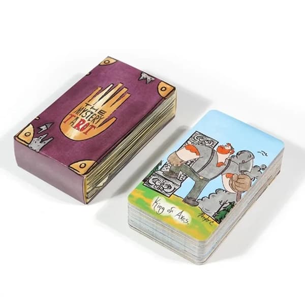 The Mystery Tarot Deck Gravity Falls-inspirert 78 kort engelsk versjon Divination Tarot brettspill(f2)