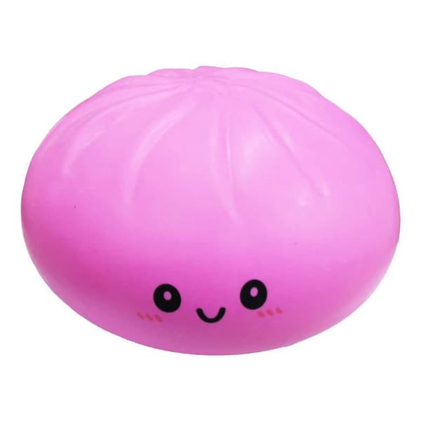 Jumbo Bun Squishy Leksak 15cm Långsamt Stigande Stresslindrande Leksak med Ångkokare (Green: 1 pc)