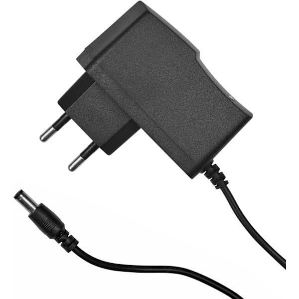 Strømforsyningsadapter 8,4V 1A AC Strømforsyning til elektroniske enheder Sort