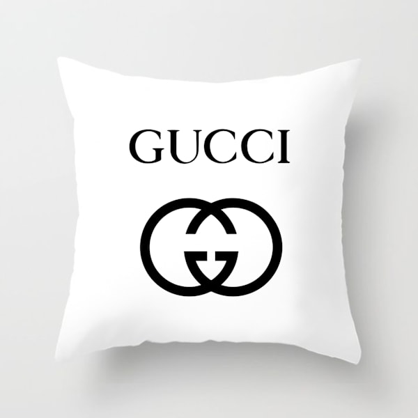 Logotyp ljus lyxig stil fyrkantig mode vardagsrum soffa kort plysch örngott{f504}