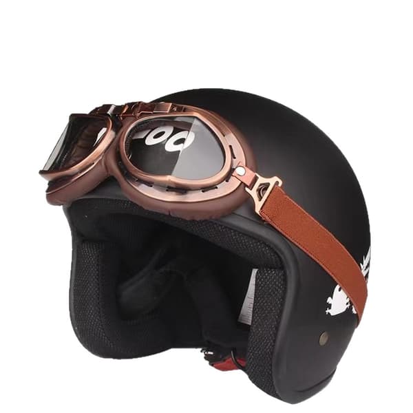 Harley briller goggle Kart retro sølvramme bronze goggle foldet vinkel motorcykel vindtætte goggle