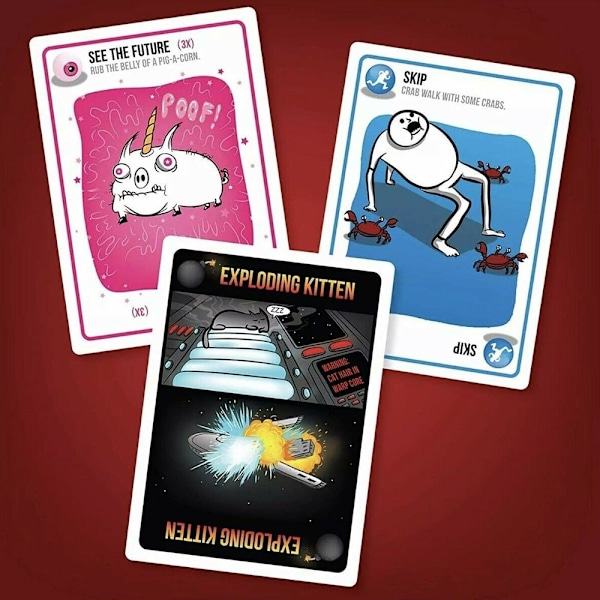 Exploding Kittens Alkuperäinen Versio Moninpelikorttipeli