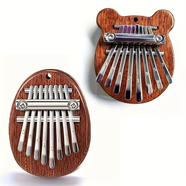 Liten Kalimba Tummpiano - Jul- och nyårspresent Water drop type +bear