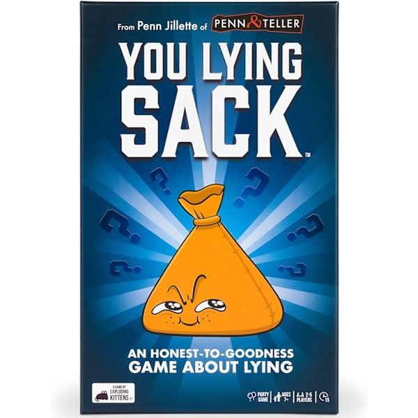 Exploding Kittens You Lying Sack av Exploding Kittens - Et ærlig spill om å lyve