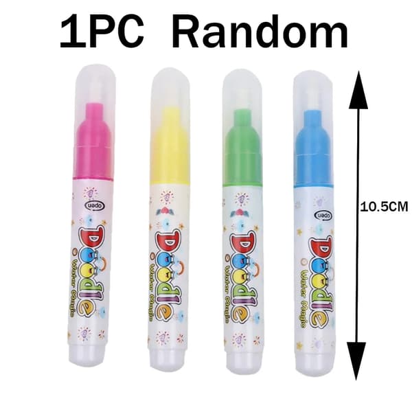 Gjentatte tegnebøker for barn, sensoriske tidligundervisningspuslespill, tegneleker, hav, dinosaur, dyr, vanntrykkbilde 1pc pen random