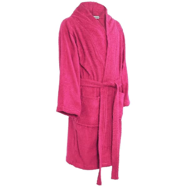 Badehåndkle med hette til barn, 100 % bomullsfrotté badekåpe for gutter og jenter 126 Pink 7-8 Years