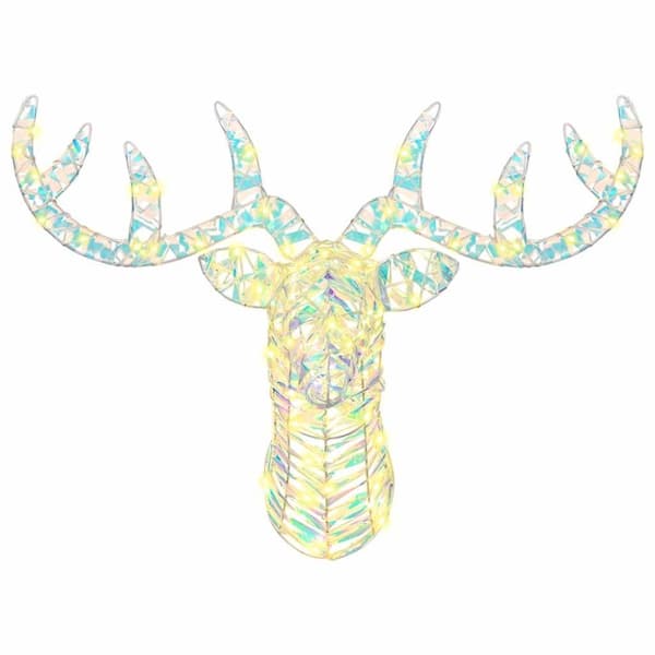 Renekjelke med 140 LED-lys Varmhvit 60 cm PET(F2) 500