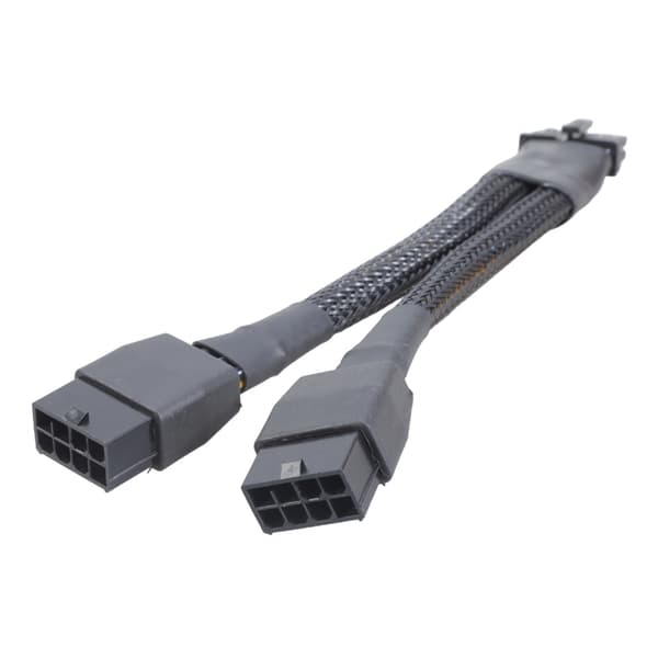 Dobbelt 8-bens hun til 12+4-bens 16-bens han adapterkabel til RTX4070 4080 Stabil(f2)