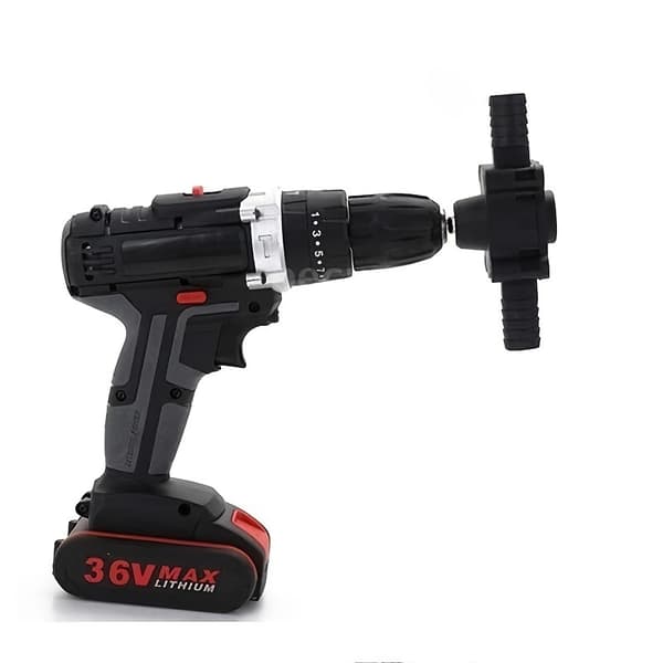 Elektrisk borepumpe - Dyse - Lille vandoverførsel/dræning (F2) Black - Grey