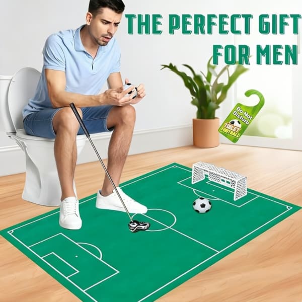 Toalettfotbollsgolf - Roligt badrumsspel för män 5pcs combination pack
