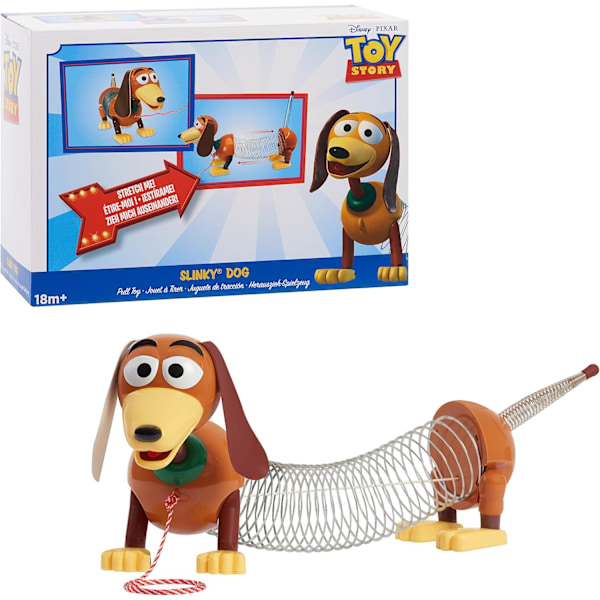 Disney Toy Story Slinky Dog Trekkeleke, Gående Fjærleke for Gutter og Jenter, Leker for barn{F2}