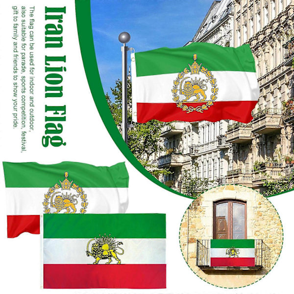 Iran Løveflag Iran Flag B