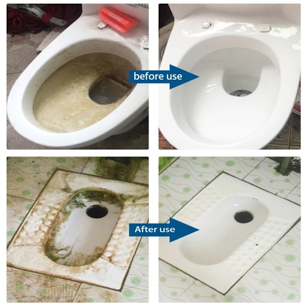 Toiletkumme Rengøring Brusende Tablet BLÅ blue