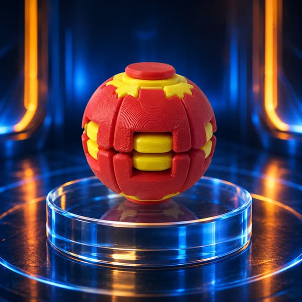 Tryk for at dreje Fidget Stressbold, 2-i-1 Tryk og Automatisk Rotation Dekompression, Lomme Bærbar Fidget Spinner til Kontor Angstlindring