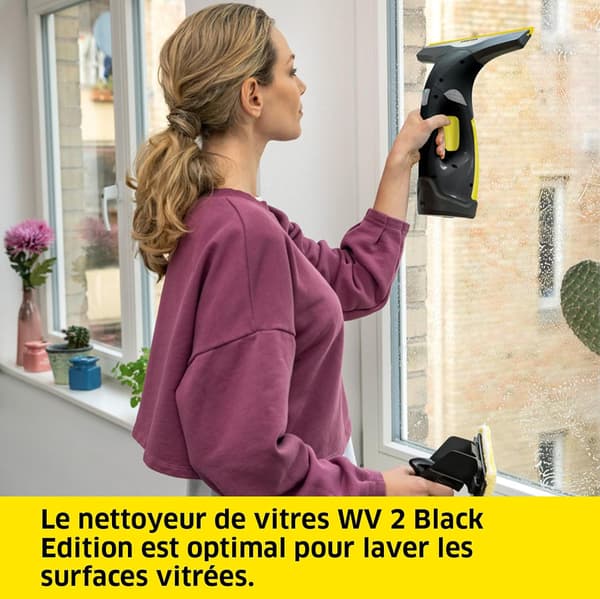 Fönstertvätt Vit Edition Batteritid 35 min LED-display 1 Skrapa Mikrofiberspruta