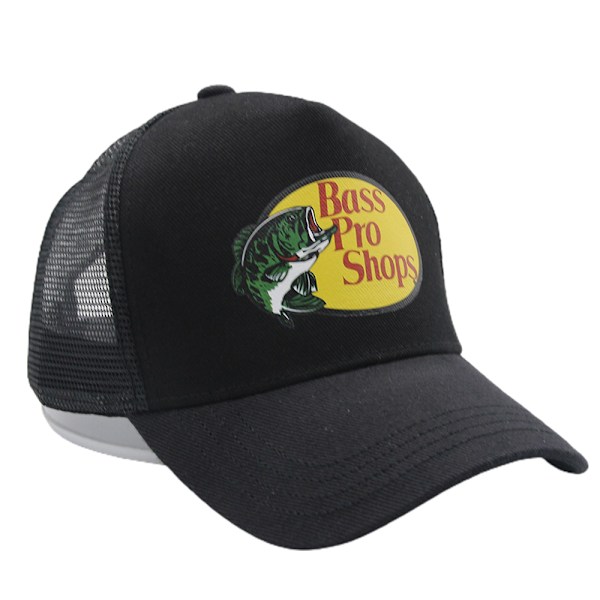 Bass Pro Shops painettu lippis ulkoiluun kalastusverkkolieri