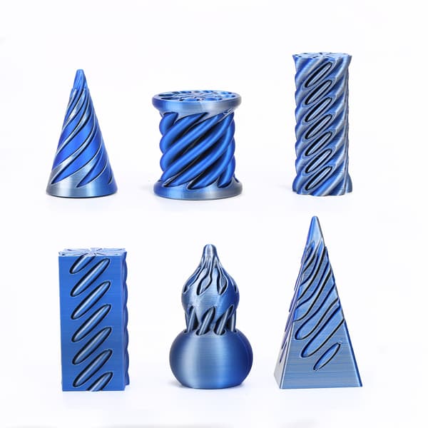 Omöjlig kon fidgetleksak optisk illusion skrivbordsprydnad stressavlastningsleksak 6PCS Red and blue