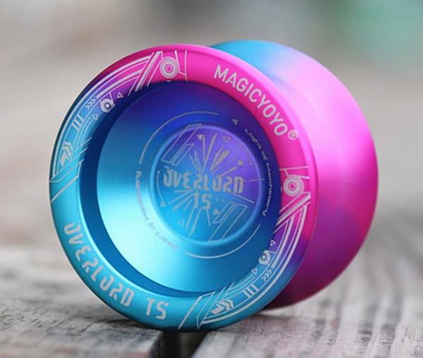 Magic YoYo Professionelt Legetøj – Metal YoYo Kugle Trick Legetøj til Børn Voksne*Rød D1* Red D1