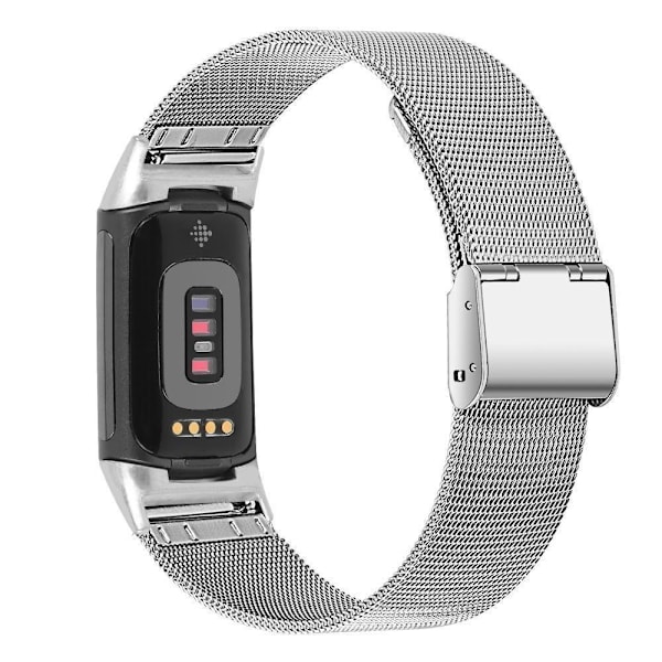 Fitbit Charge 6 5 Milanese Loop urrem i rustfrit stål med roséguld