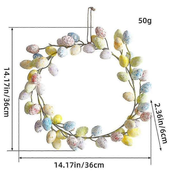 Påskepynt Påske 36cm Påskekrans Påskedekoration