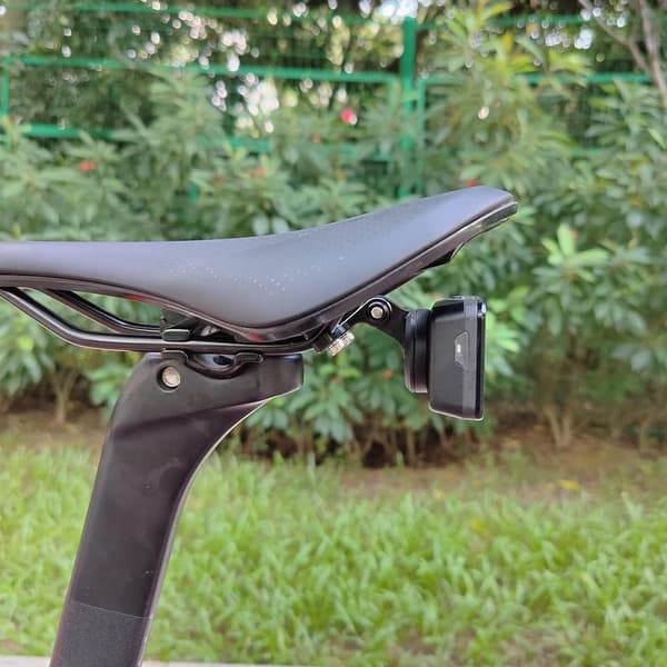 1 Sæt Cykelmonteringshylde Mountain Tilbehør Holder Cykeludstyr Kameramontering Sadelmontering Cykelkamera Sort Aluminiumlegering
