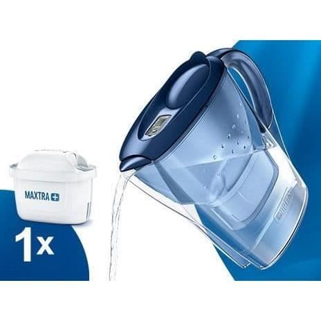 BRITA Marella Memo MX 2.4L Blå filterkanna - Filterpatron ingår Blå{F2} Blå, Transparent 2.4