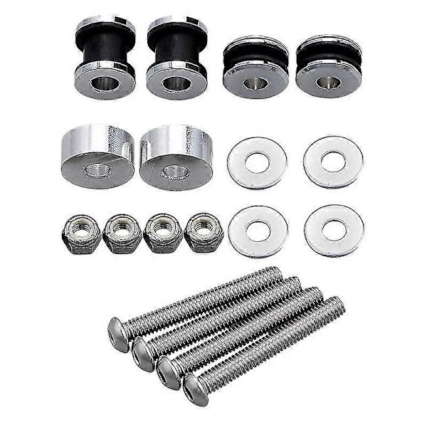 Motorcykel Sissy Bar Bagagebærer Docking Hardware Kit til 1984-2017 Softail Low FLSTC FXST(F1020)