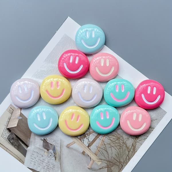 12 stk. søde smil køleskabsmagneter Kawaii dekorative køleskabsmagneter 12pcs