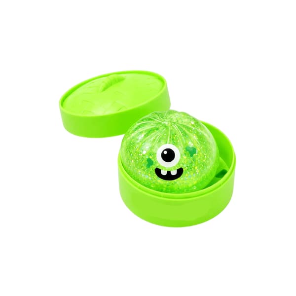 Halloween-simuleringsbulle klämleksak – Mat-tema stresslindrande fidget 8,5 cm Grass Green