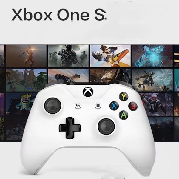 Trådlös Xbox-handkontroll för Xbox One S-konsol, Ps3/PC/PC 360, Windows 7/8/10/11, Inbyggd 2,4 GHz ansluten dubbel vibration, USB-laddning