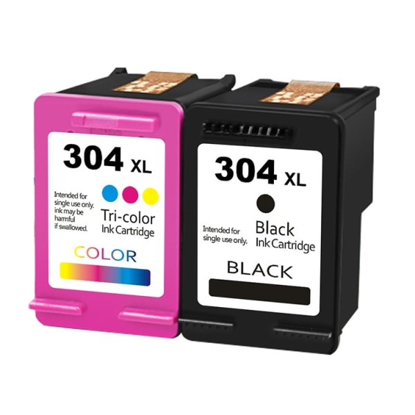 304 bläckpatroner kombinationspaket, 304 XL bläckpatroner ersättning för 304 bläckpatroner HP svart och färg{F2}