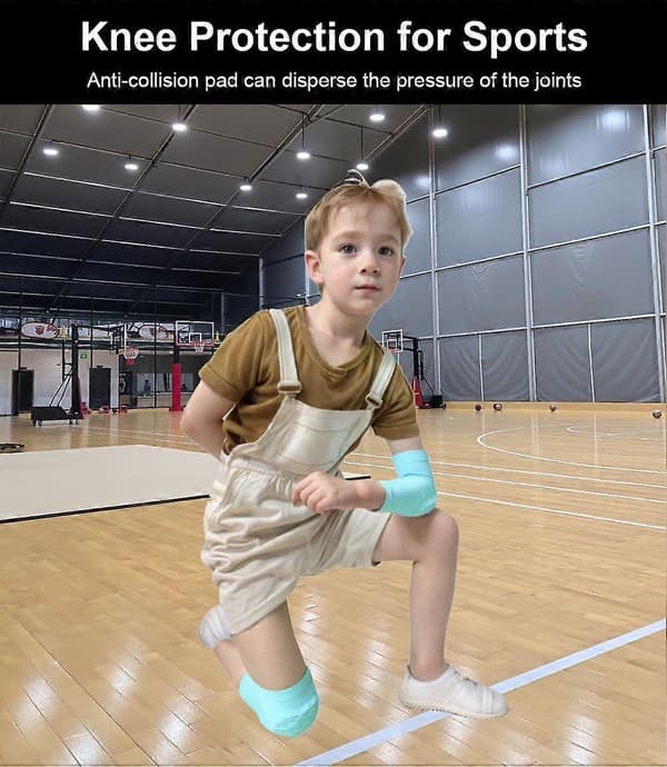 Basketboll Knäskydd för Barn Volleyboll Knäskydd, Vaxkake Basketboll Ärmar