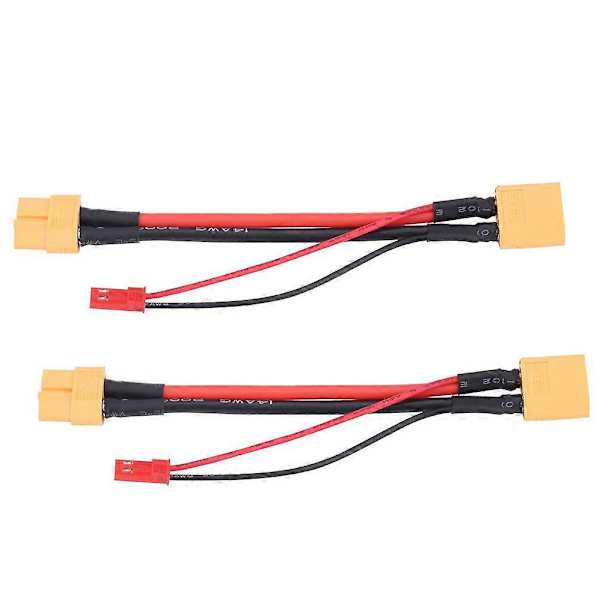2 stk./sæt XT60 hun til XT60 han & JST han-stik adapterkabel RC tilbehør