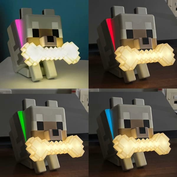 Minecraft Nattlampe | Dekorativ lampe i pikselstil**rev